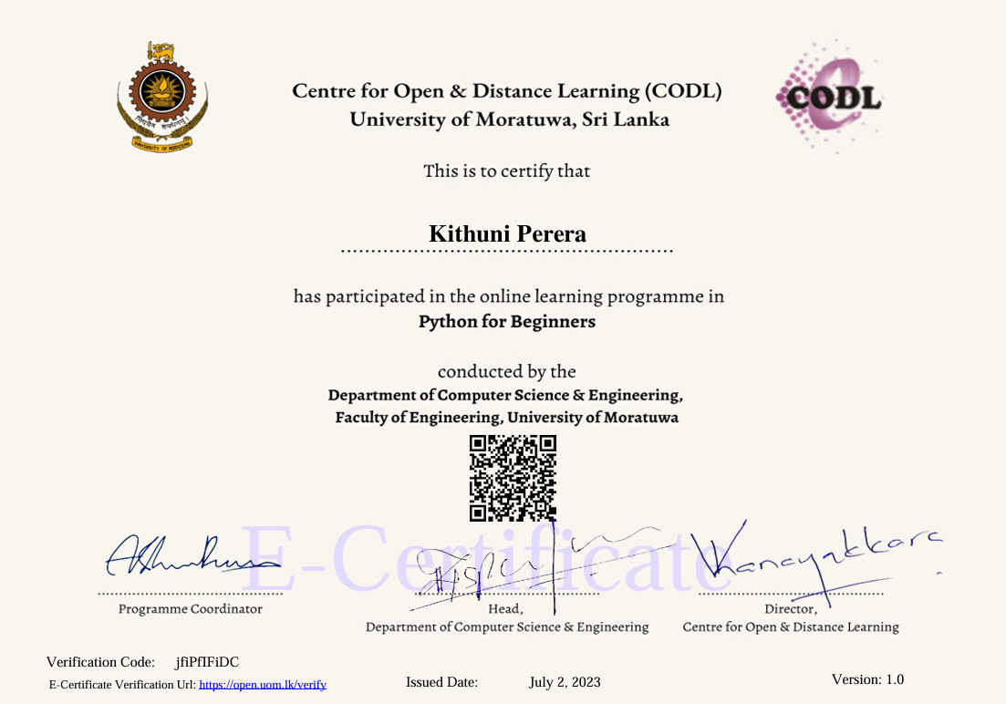 Python for Beginners